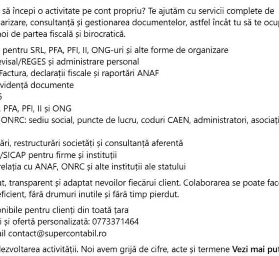 Dacă ai firmă, oprește-te 20 de secunde!